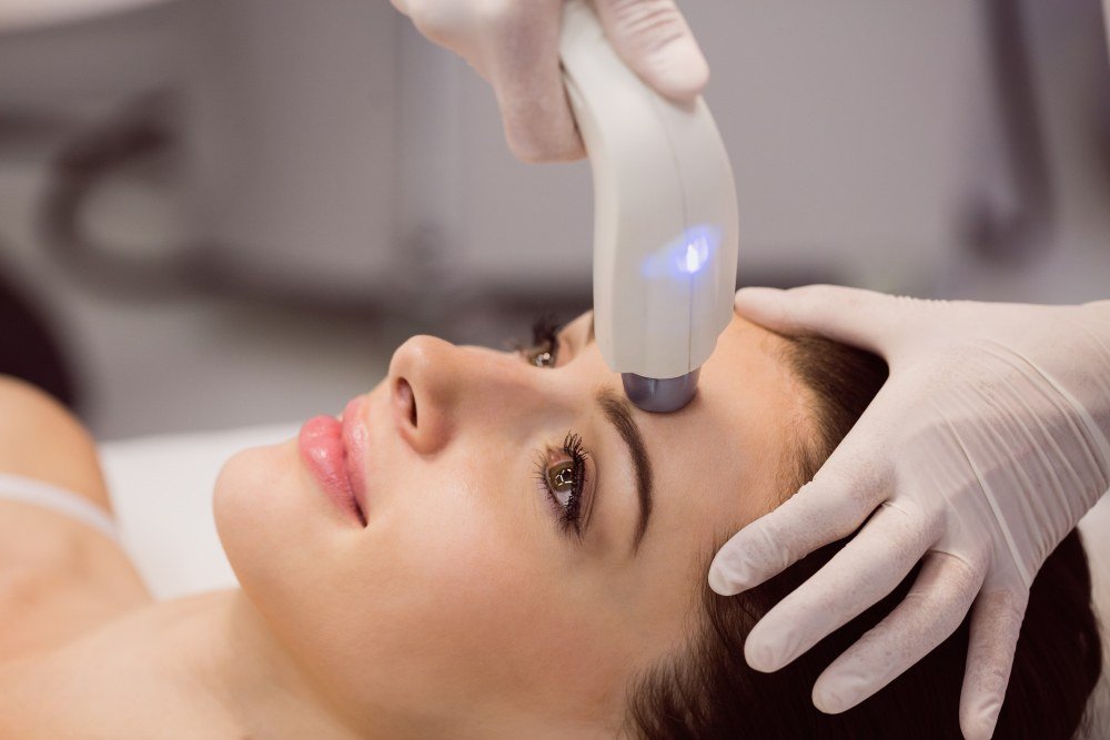 A laser resurfacing treatment, one of the procedures the practice offers, as shown on its own site. Every claim in this story began in a chair like this one and ended at a payer's desk. Source: sublimemd.com, the practice's treatment pages.